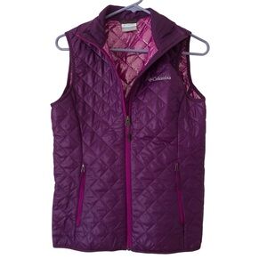 Columbia Omni Heat Vest Purple Size Extra Small